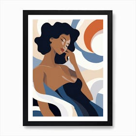 Afro-American Woman 2 Art Print