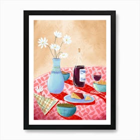 Dinner Still Life Art Print