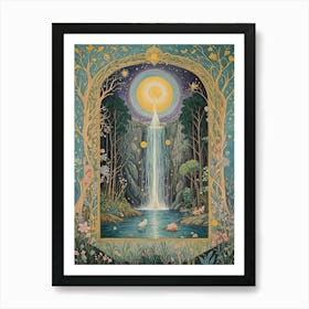 Secret Waterfall Art Print