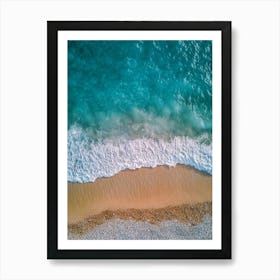 Aerial View Of A Beach 133 Art Print