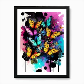 Butterfly Painting 176 Art Print