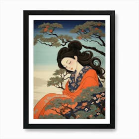 Ukiyo Beauty Japanese Style 13 Art Print