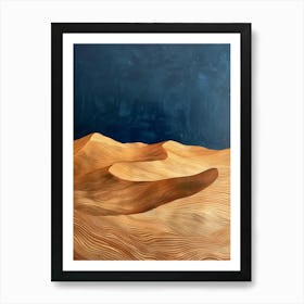 Sand Dunes Art Print