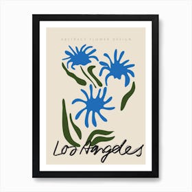 Los Angeles Matisse Flower Art Print