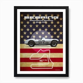 Sebring Cunningham C4R Vintage Art Print