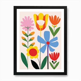 Flowers In The Garden 10 Art Print