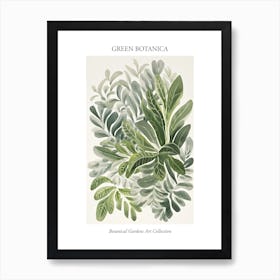 Green Botanica Collection 2 Art Print