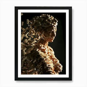 Sculpture Of A Woman Art Print