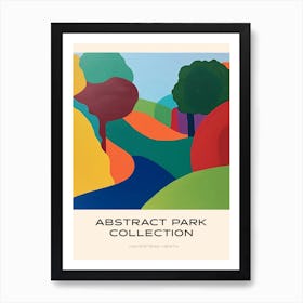 Abstract Park Collection Poster Hampstead Heath London 4 Art Print