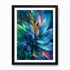 Abstract Flower 29 Art Print