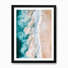 Sand And Waves 1 Art Print