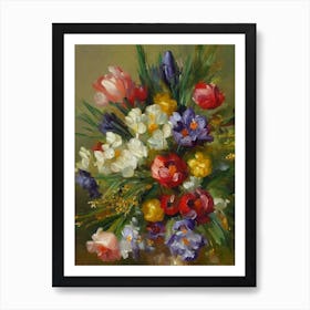 Crocus Painting 3 Flower Art Print