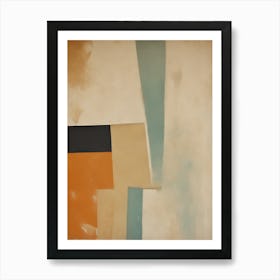 Faded Mid-Century Retro 1 Art Print