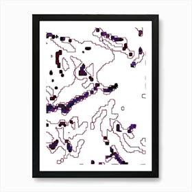 Map Of The World 5 Art Print