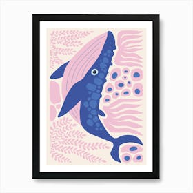 Whale Print Art Print