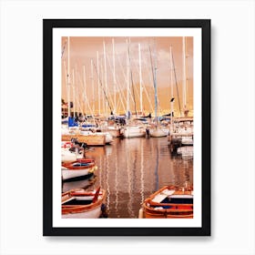 Boats Naples Water Port Ships Wind italy italia italian photo photography art travel Art Print