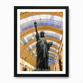 La Liberté in the Musee D’Orsay (Paris Series) Art Print