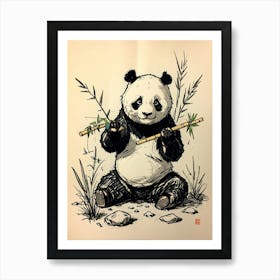 Panda Bear 10 Art Print