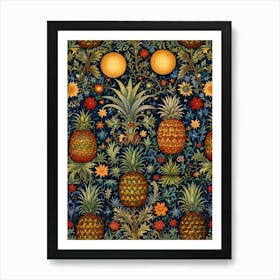 William Morris Pineapples Art Print