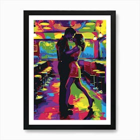 Saturday Night Fever, Vibrant, Bold Colors, Pop Art Art Print