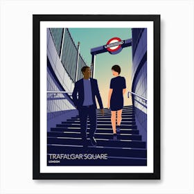 Trafalgar Square London Art Print