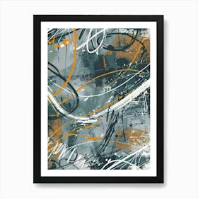 Abstract Painting 2533 Art Print