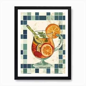 Pimm S Cup Illustration 2 Póster