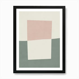 ABSTRACT MINIMALIST GEOMETRY - GR Art Print