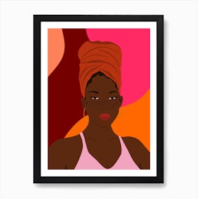 Multicolor Goddess Art Print