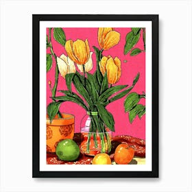 Yellow Tulips Art Print