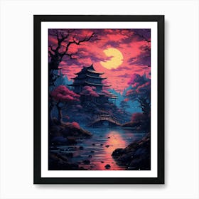 Japanese Landscape 21 Art Print