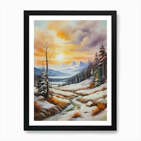 Winter Landscape 41 Art Print