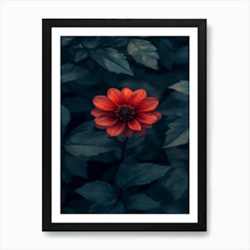 Dark Flower 3 Art Print