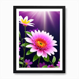 Flowers In The Sun Art Print