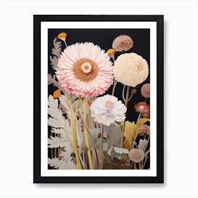 Flower Illustration Everlasting Flower 3 Art Print