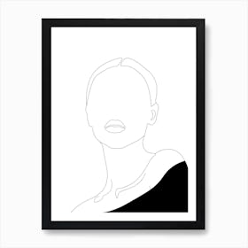Portrait Of A Woman Art Print