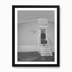 Untitled Photo, Possibly Related To Workman At The Navy Shipywards Arrives At The Fsa (Farm Security Art Print