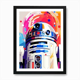 Star Wars R2d2 3 Art Print