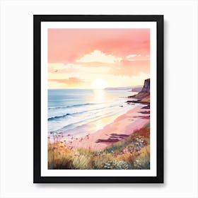Mkelly341 Watercolor Painting Of Rhossili Bay Swansea Wales L Ffa937ae 01d5 41a0 96b6 3798413165af Art Print