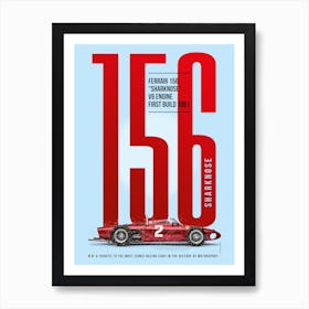 Ferrari 156 Tribute Art Print