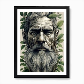 Old Man With Beard Art Print