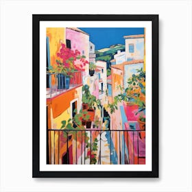 Syracuse Italy 3 Fauvist Painting Art Print