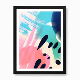 Summer Vibes Abstract 0 Art Print