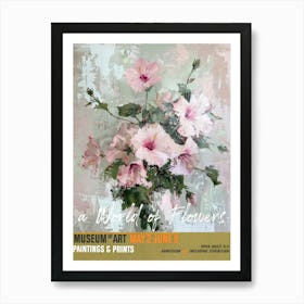 A World Of Flowers, Van Gogh Exhibition Hibiscus 2 Art Print