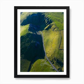 Aerial View Of The Dales 4 Art Print