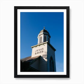 Jesus Saves Charleston II Art Print