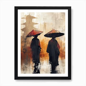 Two Asian Women Art Print