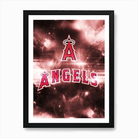 Los Angeles Angels Poster Art Print