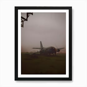 Plane In The Fog Art Print