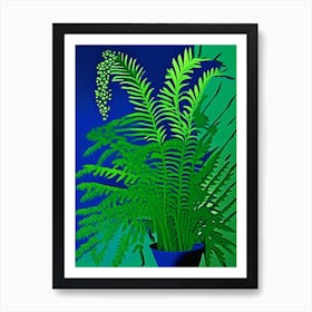 Asparagus Fern Vibrant Art Print